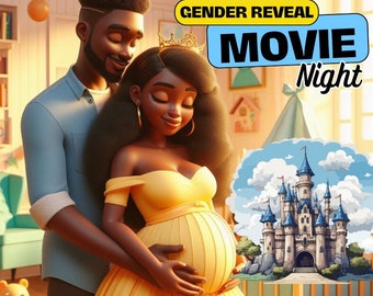 Gender Reveal Video Announcement Gender Reveal Movie Party Gender Reveal Video Ideas movie for gender reveal Social Media pregnancy reveal