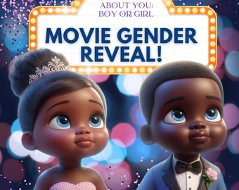 Gender Reveal Video Announcement Gender Reveal Movie Party Gender Reveal Video Ideas movie for gender reveal Social Media pregnancy reveal