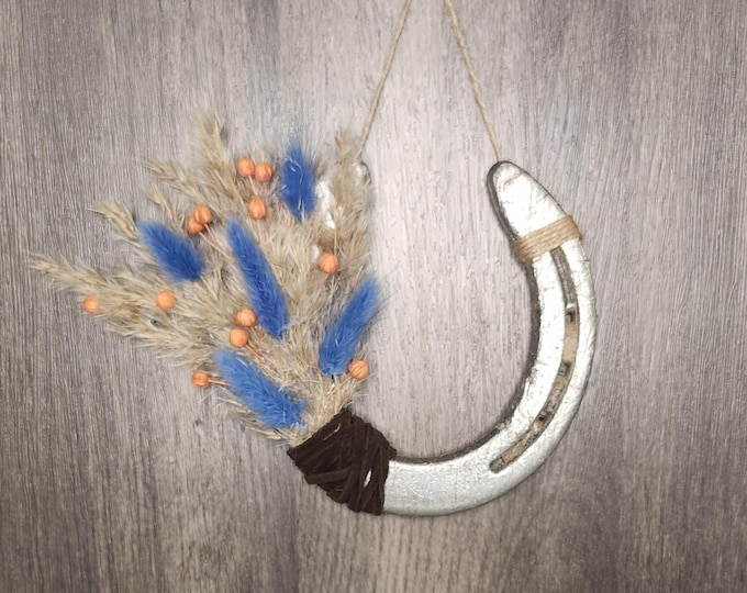 Decorative worn horseshoe