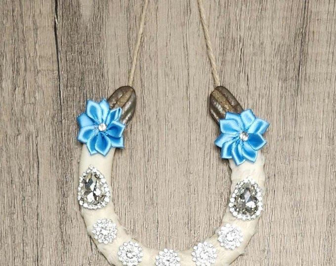 Decorative small horseshoe with bling