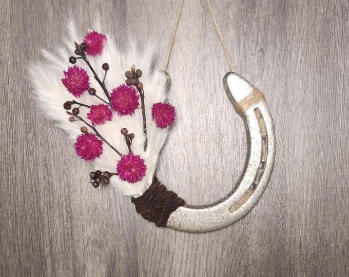 Decorative worn horseshoe