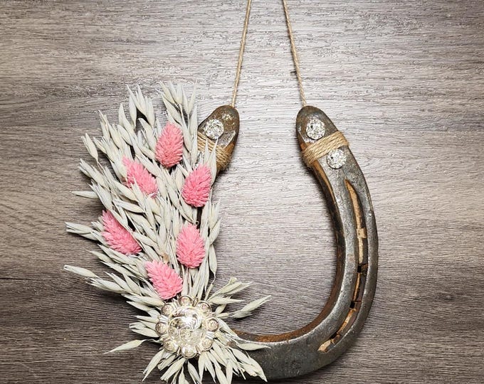 Decorative worn horseshoe