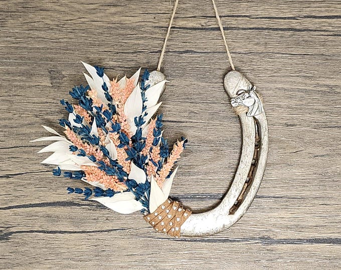 Decorative worn horseshoe