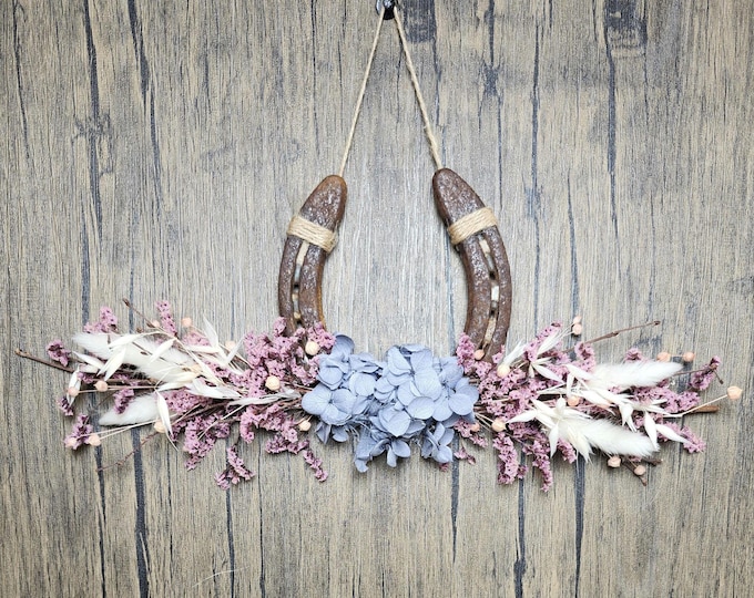 THE MARILYN....elegantly hand decorated worn horseshoe