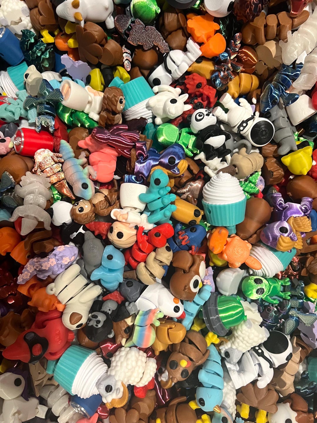 Fun Mini Articulated 3D Printed Animals: Sensory Fidget Toys - Etsy