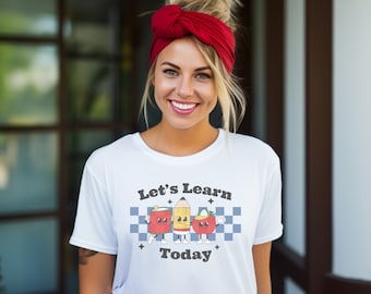 Back to school shirt, Teacher Shirt, Teacher Tee, Cute Teacher Shirt, Elementary Teacher Shirt, Retro Teacher Shirt, First Day Shirt
