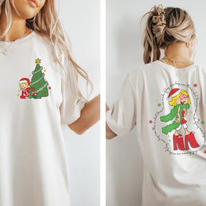 Lizzie McGuire,Disney Channel, Disney Christmas,90s Shirt, 2000s shirt,Lizzie McGuire Shirt, Retro Christmas,Dreams are made of, Disney Trip image 6