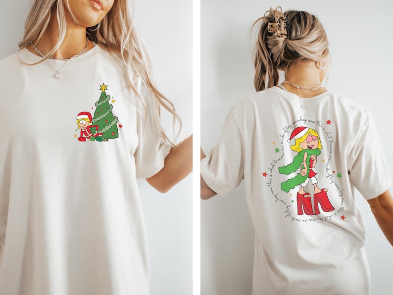 Lizzie McGuire,Disney Channel, Disney Christmas,90s Shirt, 2000s shirt,Lizzie McGuire Shirt, Retro Christmas,Dreams are made of, Disney Trip image 6
