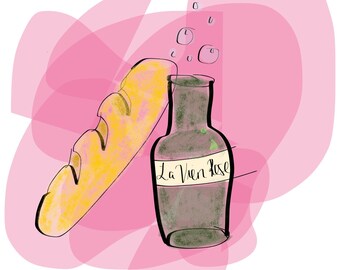 Estampa La Vien Rose