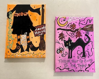 Halloween Canvas Set