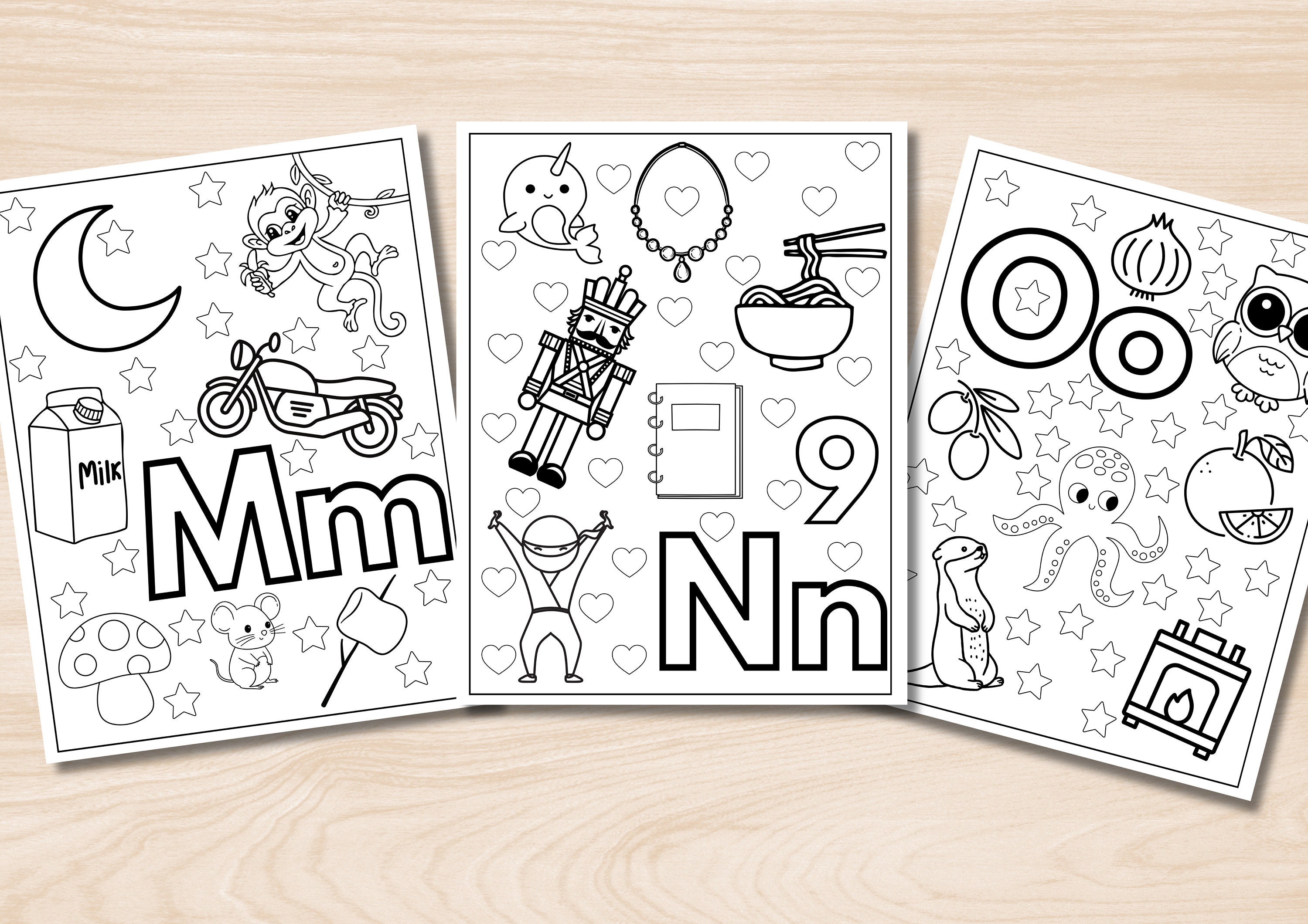 Alphabet Coloring Pages as Gift for Teacher A Preschool Coloring Page ...