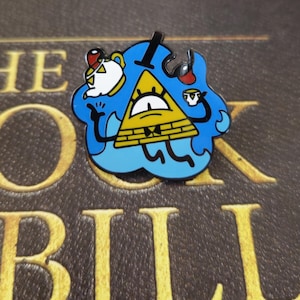 ENAMEL PIN || Bill Cipher: Gravity Falls || read the description