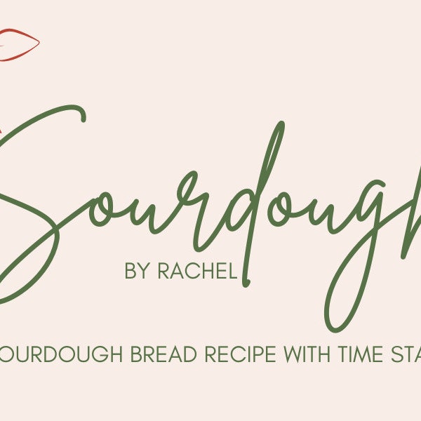 Sourdough Recipe with Time Stamps