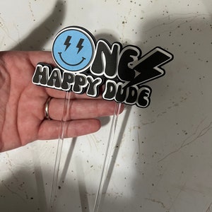 One Happy Dude Cake Topper
