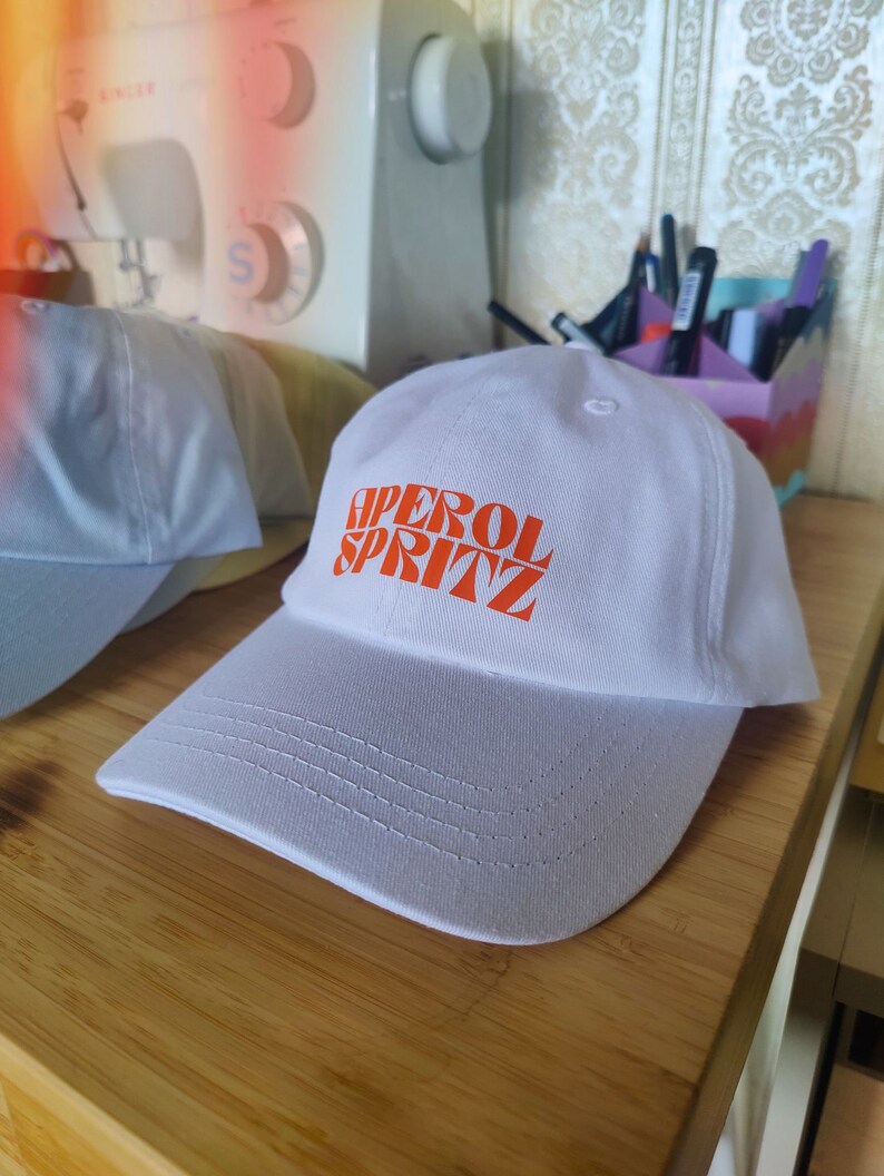 Aperol Spritz Mom & Dad Hat Retro Vintage Kappe Cap Holy Aperoli Aperol Cap Mütze Baseballcap Basecap Damen Herren Unisex Ramen Bild 5