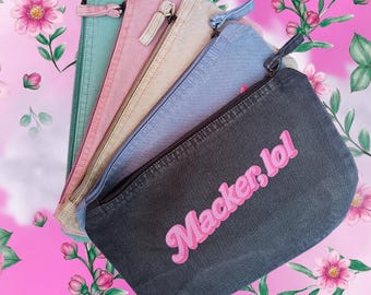 Macho, lol Bolsa de accesorios Bolsa de aseo Hombres lol Queers calientes Vintage Feminismo Cumpleaños Persona de bajos ingresos destruye el patriarcado Arcoíris