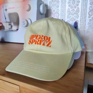 Aperol Spritz Mom & Dad Hat Retro Vintage Kappe Cap Holy Aperoli Aperol Cap Mütze Baseballcap Basecap Damen Herren Unisex Ramen Bild 3