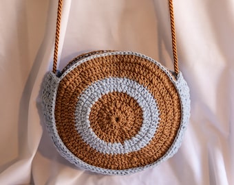 Crochet Circle Shoulder Bag