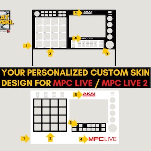 AKAI MPC LIVE Personalized Custom Customize Your Mpc Live 1 / 2 Make Your Mpc Unique