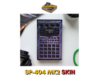 Roland Sp-404 MK2 SKIN MATT FINISH Wstępnie wycięty Wysokiej jakości piękny matowy nadruk UV Roland Sp404 mk ii dla Beatmakers sp-404 Custom