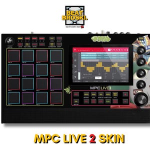 AKAI MPC LIVE 2 Mf Doom mm..food skin customize your mpc live 2