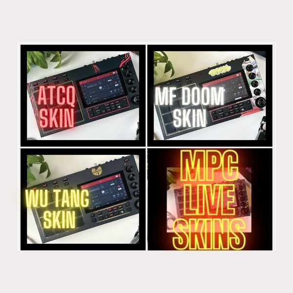 AKAI MPC LIVE skin classics edition wu tang / atcq / mf doom