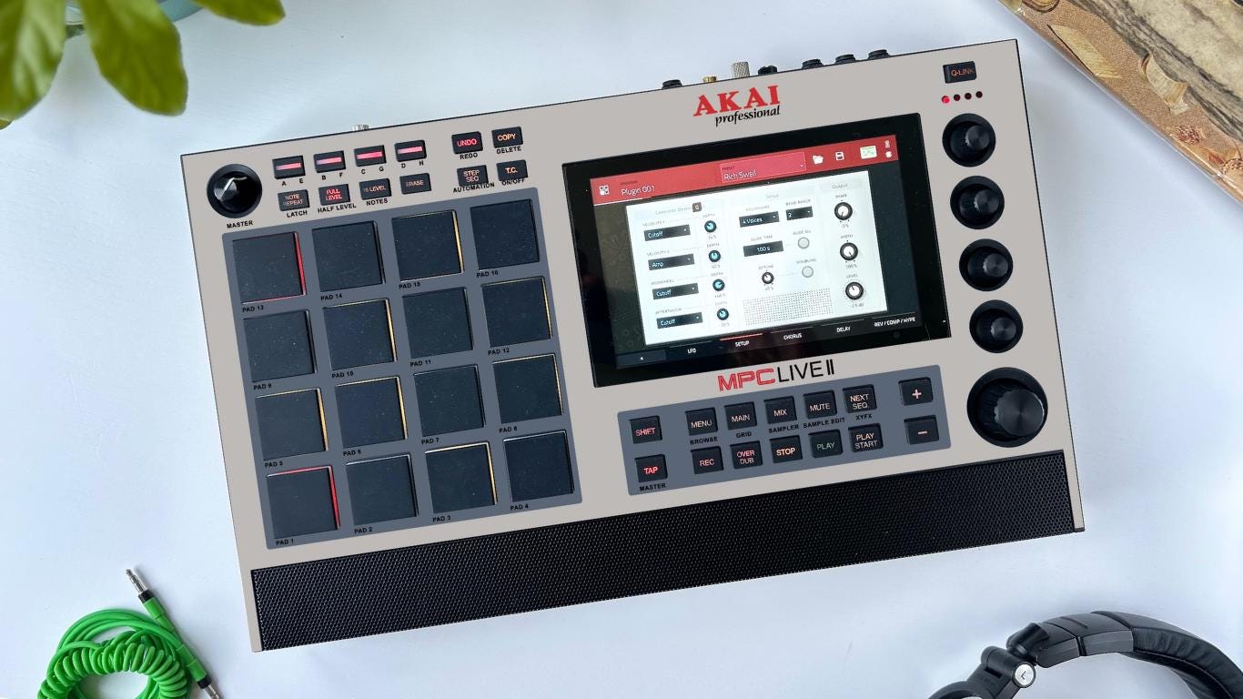 AKAI MPC LIVE 2 Retro 2000 X L Skin Customize Your Mpc Live