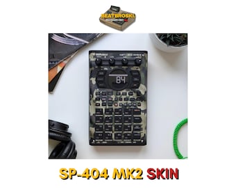 Roland Sp-404 MK2 SKIN MATT FINISH Wstępnie wycięty Wysokiej jakości piękny matowy nadruk UV Roland Sp404 mk ii dla Beatmakers sp-404 Custom