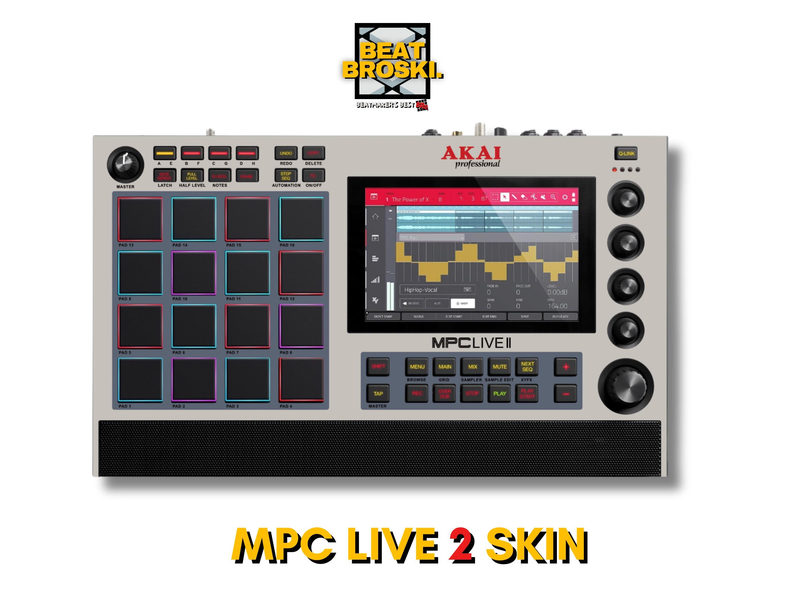 AKAI MPC LIVE 2 Retro 2000 X L Skin Customize Your Mpc Live AKAI MPC LIVE 2 Retro 2000 X L Skin Customize Your Mpc Live