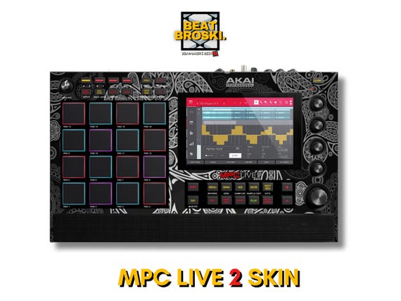 AKAI MPC LIVE ２ Skórka AKAI MPC LIVE 2 Dostosuj Swój Mpc Live 2 - Etsy