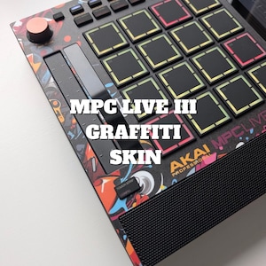 Akai MPC LIive 3 GRAFFITIスキン、耐久性のある高品質