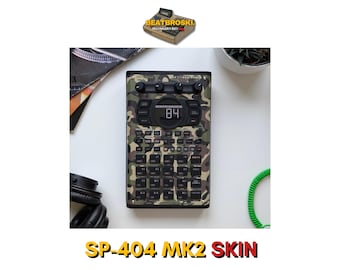 Roland Sp-404 MK2 SKIN MATOWE WYKOŃCZENIE Wstępnie przycięte Wysokiej jakości piękne matowe wykończenie Druk UV Roland Sp404 mk ii Dla Beatmakers sp-404 Niestandardowe