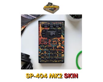 Roland Sp-404 MK2 SKIN MATT FINISH Wstępnie wycięty Wysokiej jakości piękny matowy nadruk UV Roland Sp404 mk ii dla Beatmakers sp-404 Custom