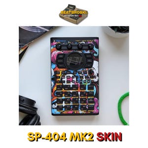Roland Sp-404 MK2 SKIN MATT FINISH Pre Cut High Quality Beautiful Matt Finish Uv Printed Roland Sp404 mk ii For Beatmakers sp-404 Custom