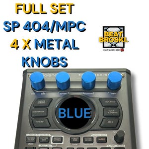 Vollständiges Set von 4 Metallknöpfen für SP 404MK2 / MPC Live 1 und 2 / One / X / FORCE / KEY37 / KEY61 Aluminiumgriff Datenrad mit Drehknopf