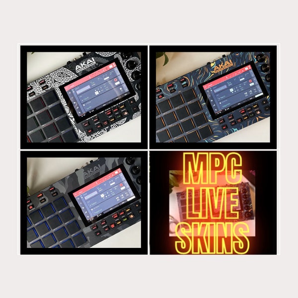 AKAI MPC LIVE skin customize your mpc live!