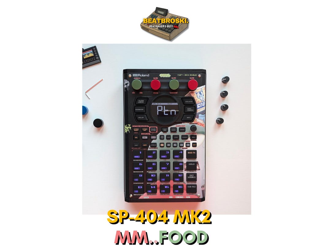 美品！roland SP-404MKII 用 芸術品！ツバメカスタムプレート Roland