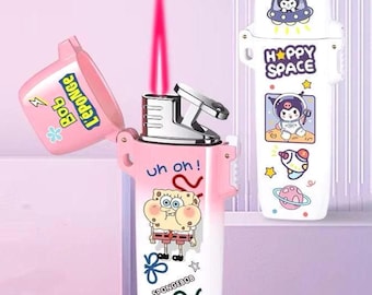 Sponge Bob Pink Flame reusable gas lighter