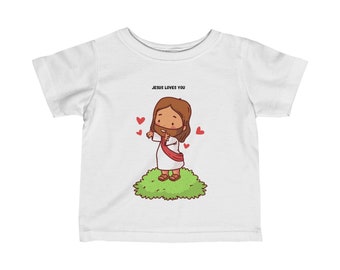 T-shirt L'enfant Jésus t'aime, Jésus, foi