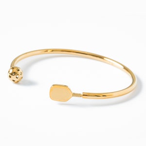 Pickleball Bracelet - The Cross Court Cuff- The Dainty Dinker Pickleball Jewelry