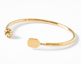 Pulseira de Pickleball - A Pulseira Cross Court - A Joia Delicada de Pickleball Dinker