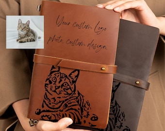 Personalized Leather Journal Notebook Diary, Leather Sketchbook, Travel Notebook, Corporate Gifts, Handmade Valentine’s Gift, Gift for Him