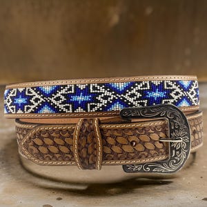 Western Genuine Leather Heavy Duty Belt, Custom Personalized Engraved Rodeo belt For Cowboy Cowgirl