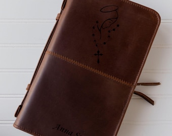 Leather Bible Cover, Engraved Bible Cover, Customized Book Cover, Monogrammed Bible Cover, Bible Case, Personalized Bible Case, Custom Cover