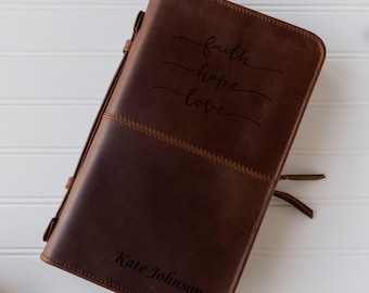 Classic Bible Cover, Large Bible Book Cover Church Bag Carrying Case Leather Bible Cover Case Protective with Handle