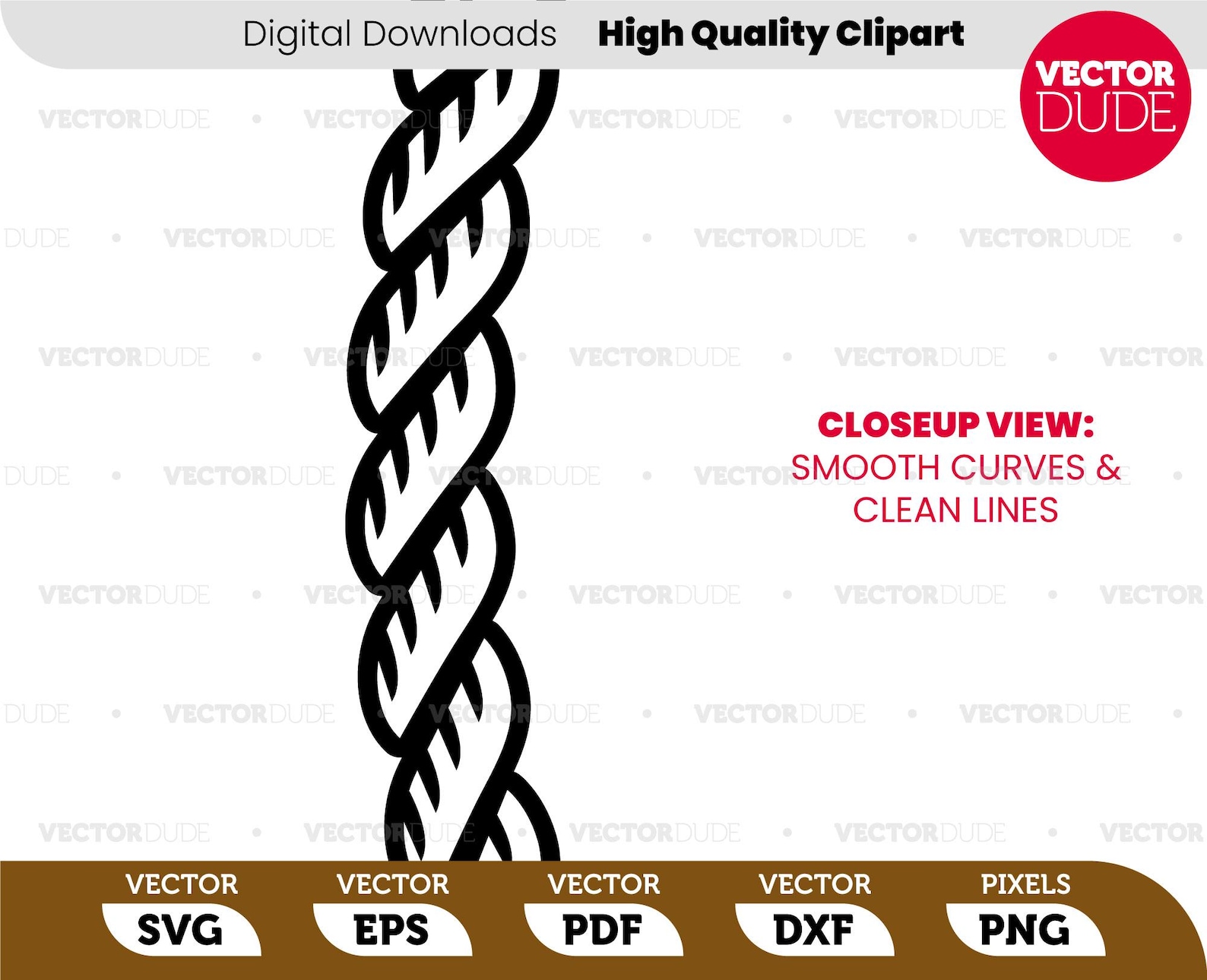 Detailed Rope Border. Original Design High Quality, Cut or Print ...