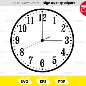 Relógio de parede de alta qualidade, corte cricut, clipart vetorial [ svg eps pdf ]