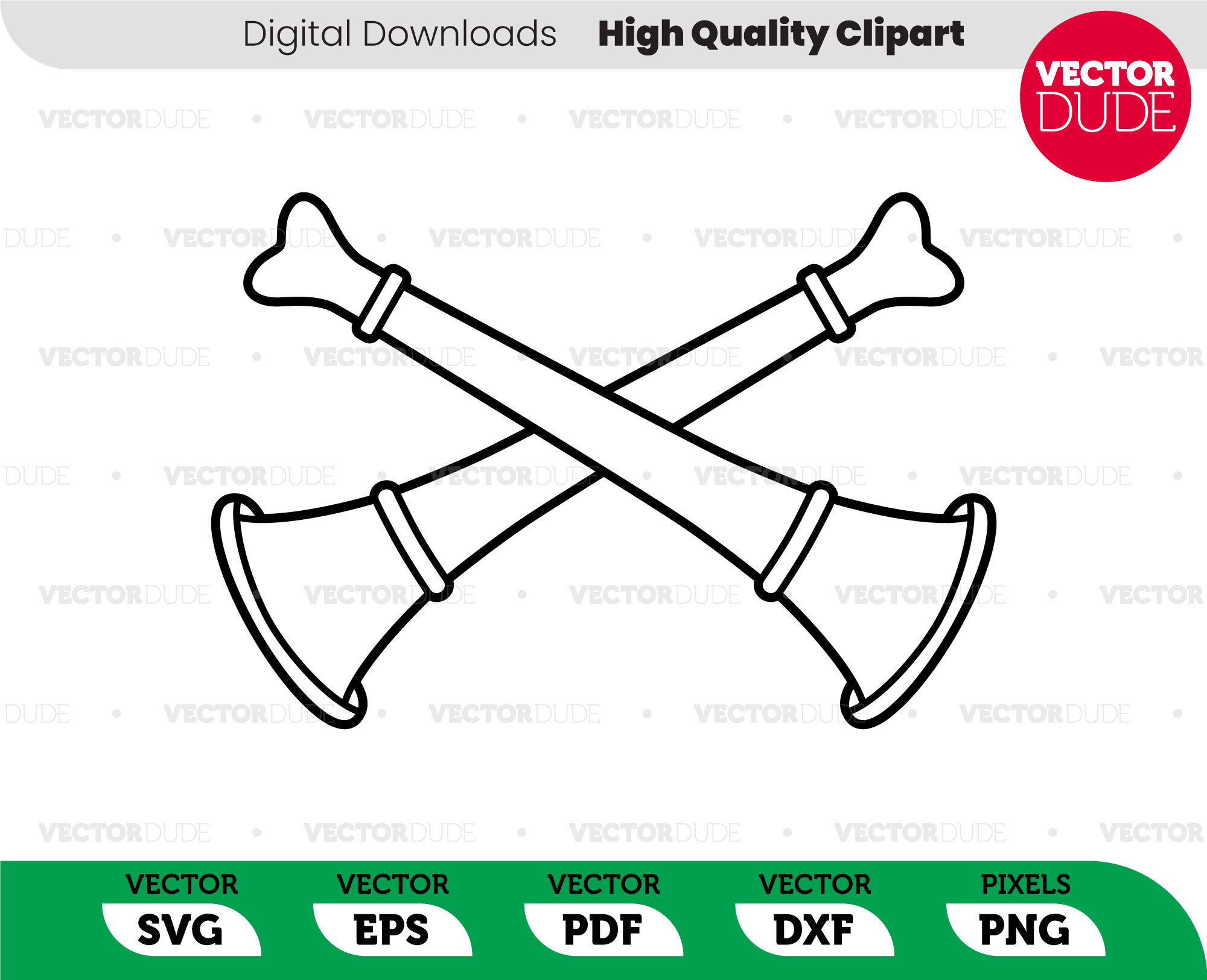 2 trombe incrociate per il grado di servizio del corpo dei vigili del fuoco (Capitano anziano o Capo distretto) - Clipart vettoriale [svg eps pdf dxf png]