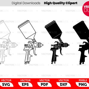 Farbspritze, Farbspritze, Ausschneiden oder Drucken, Vektor Clipart [ svg eps pdf dxf png ]