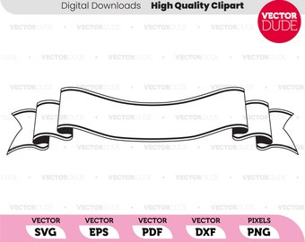 Banner ondulato con pieghe - Vector Clipart [svg eps pdf dxf png]